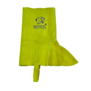 Panther Gold Leather Spats Sleeves
