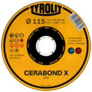 Tyrolit cerabond cutting disc