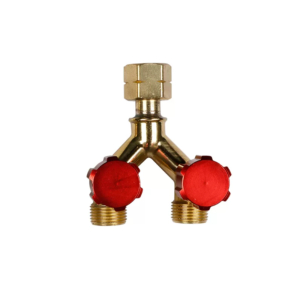 Double Outlet Connector - Left-handed thread