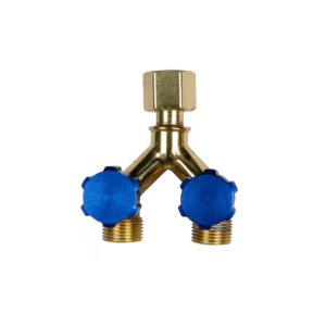 Double Outlet Connector - Right-handed thread